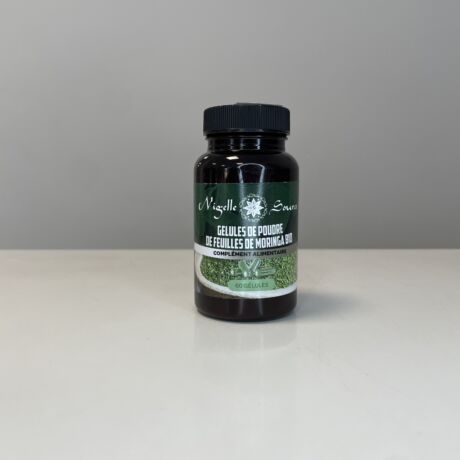 GÉLULES DE POUDRE DE FEUILLES DE MORINGA BIO - NIGELLE SOURCE