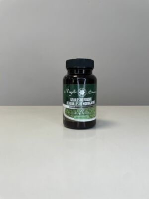 GÉLULES DE POUDRE DE FEUILLES DE MORINGA BIO - NIGELLE SOURCE