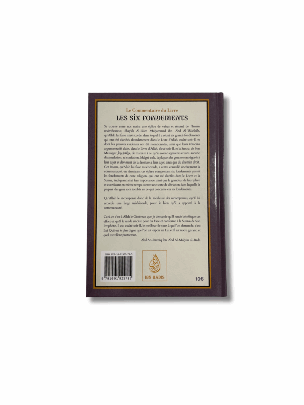 LE COMMENTAIRE DU LIVRE LES SIX FONDEMENTS – Image 2