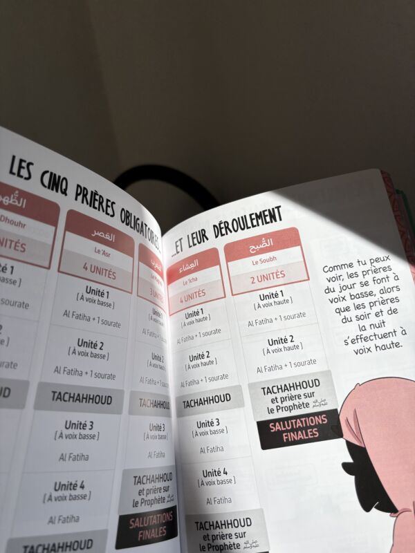 LA SALAT ET LES ABLUTIONS MINI GUIDE ILLUSTRÉ - VERSION FILLES (édition Bdouin) – Image 3