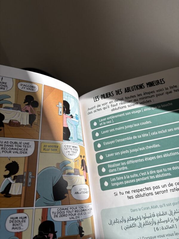 LA SALAT ET LES ABLUTIONS MINI GUIDE ILLUSTRÉ - VERSION FILLES (édition Bdouin) – Image 4