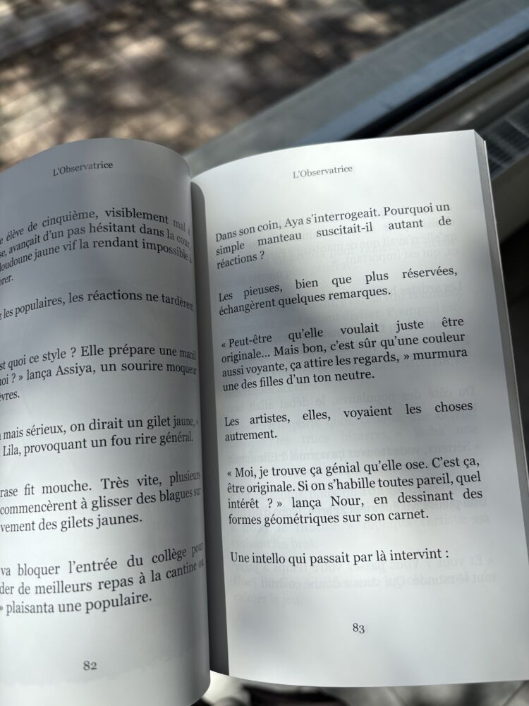 L’OBSERVATRICE - Tome 1 - Nour Siraj (éditions illumine) – Image 3